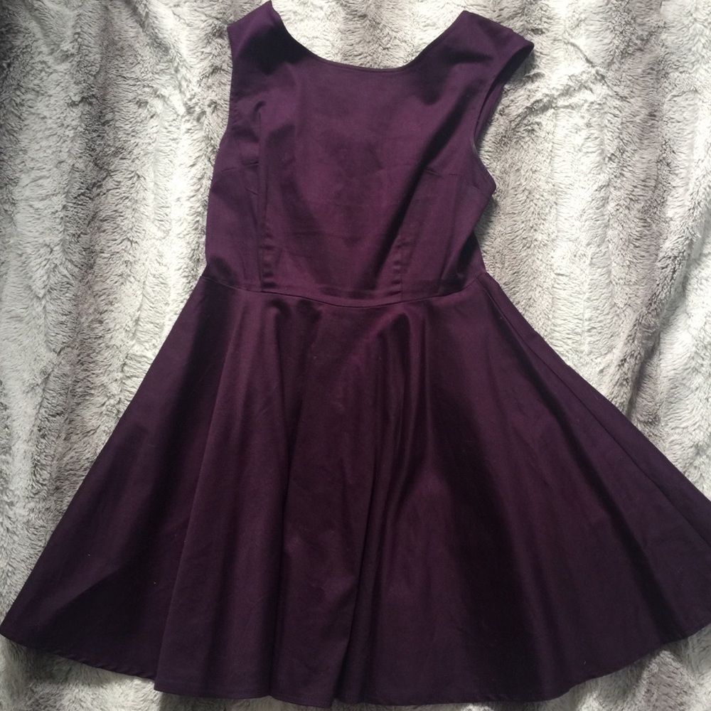 Purple Skater Dress